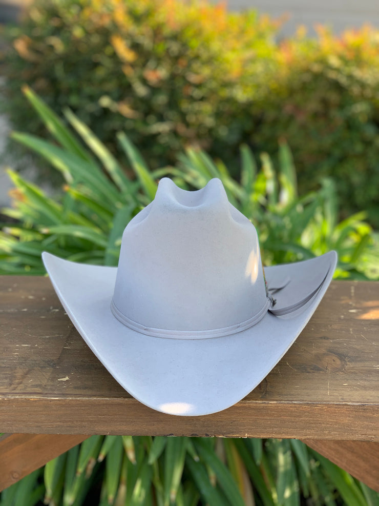 Stetson 6x Rancher Mist Grey Cowboy Felt Hat (Copa Alta Falda/Brim 4")