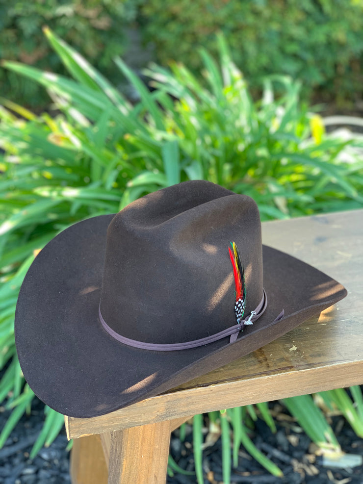 Stetson 10x Long Shot Straw Hat - Chocolate – Botas Guadalajara