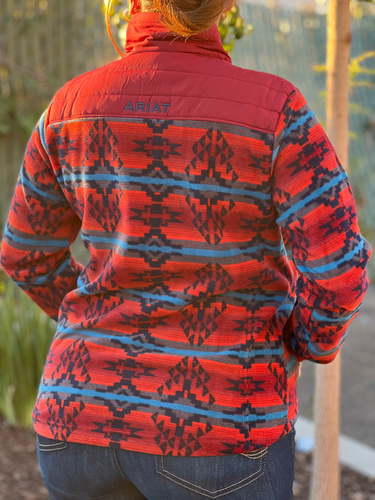 Ariat Women Sun-Dried Tomatoe Fleece Sweater