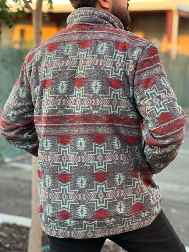Panhandle Men's Aztec Fleece Pullover