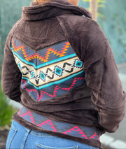 Women's Aztec Fur Jacket - Rock&Roll Denim