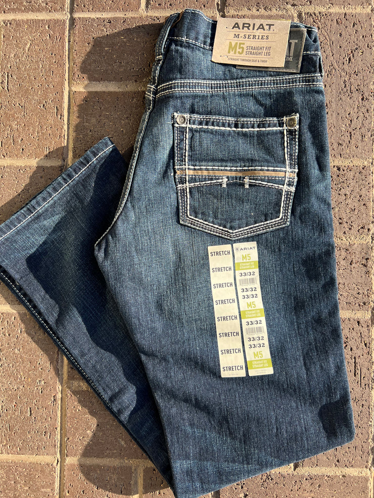 M5 Slim Stretch Coltrane Stackable Straight Leg Jean