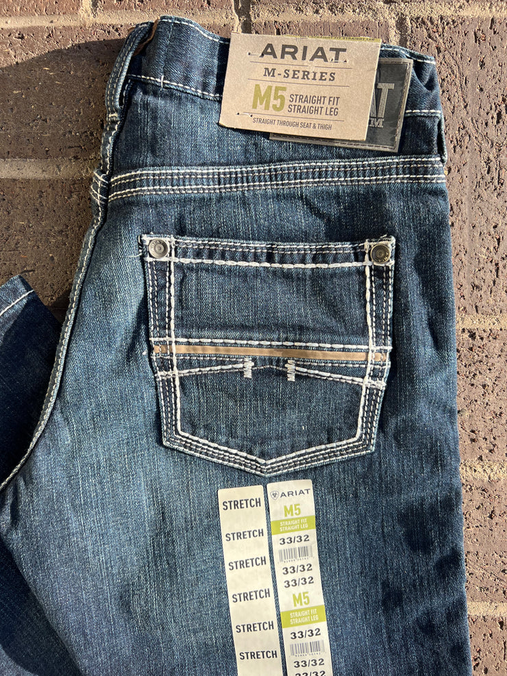 M5 Slim Stretch Coltrane Stackable Straight Leg Jean