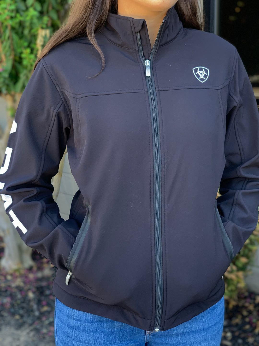 Ariat Women Team Black Soft-Shell Jacket – Guadalajara Western Wear