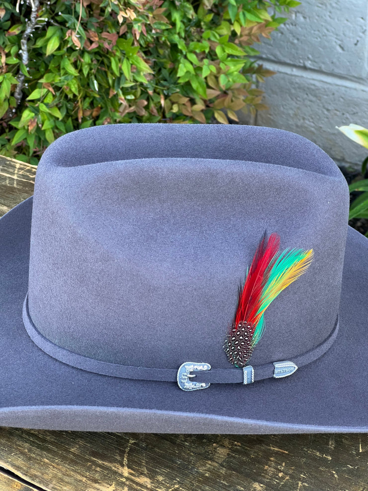 Stetson 6x Granite Grey (Copa Chica Falda/Brim 3.5")