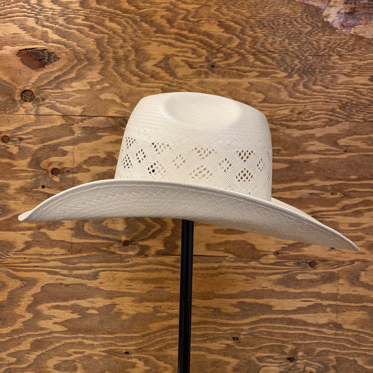 American Hat Co. Straw #8500 Crown: Minnick Brim: 4" CHL Trim: 2 CAHS