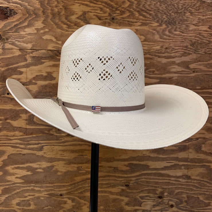 American Hat Co. Straw #8500 Crown: Minnick Brim: 4" CHL Trim: 2 CAHS