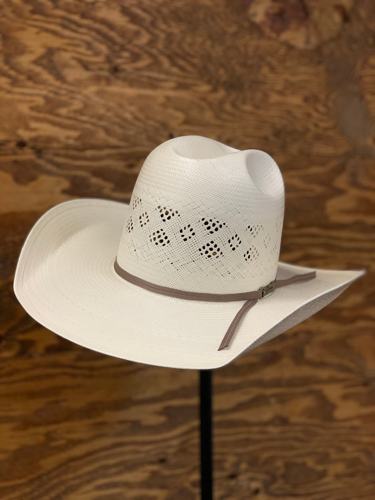 American Hat Co. Straw #8500 Crown: Minnick Brim: 4" CHL Trim: 2 CAHS