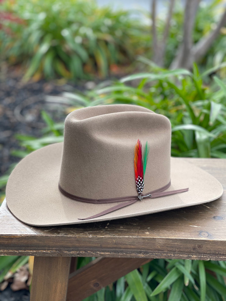 Stetson 6x Rancher Sahara Cowboy Felt Hat (Copa Alta Falda/Brim 3.5")