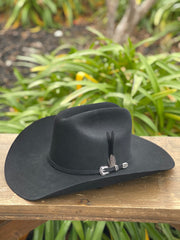 Stetson 6x Skyline Negro (Copa Chica Falda 4")