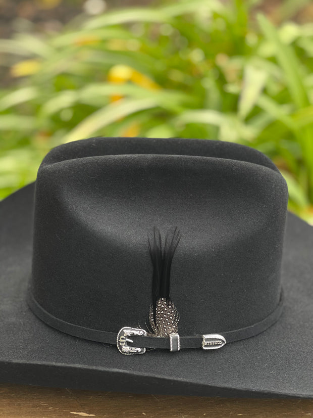 Stetson 6x Skyline Negro (Copa Chica Falda 4")