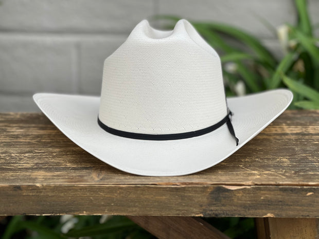 Stetson 100x Rancher Straw Hat Horma Sinaloa (Copa Alta Falda/Brim 3.5")