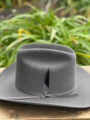 Stetson 6x Rancher Bullet Diamante Negro Cowboy Felt Hat (Copa Alta Falda/Brim 3.5")