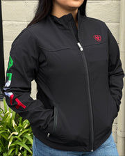 Ariat Women Mexico Black Soft-shell Jacket (NEW)