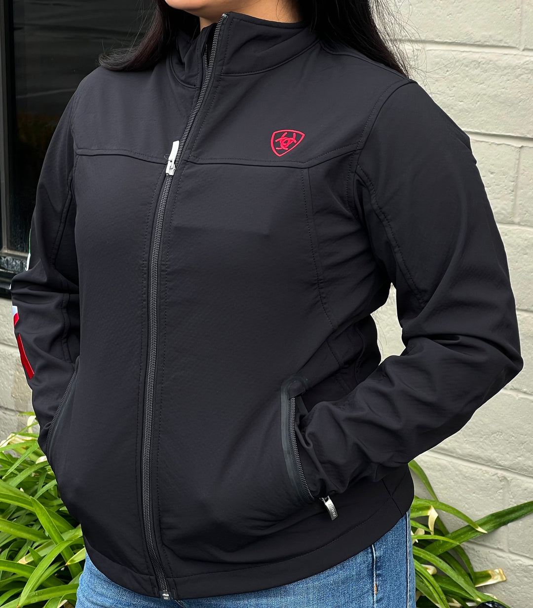 Ariat Women Mexico Black Soft-shell Jacket – Guadalajara Western Wear
