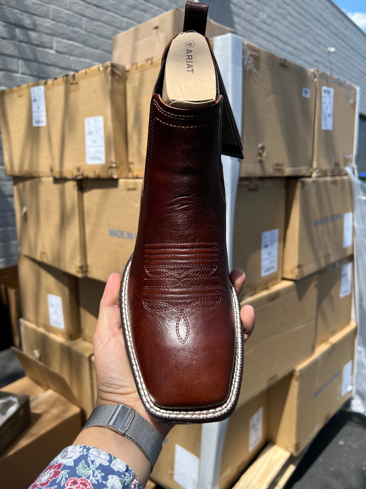 Ariat Booker Ultra Western Ankle Boot (Royal Brown)