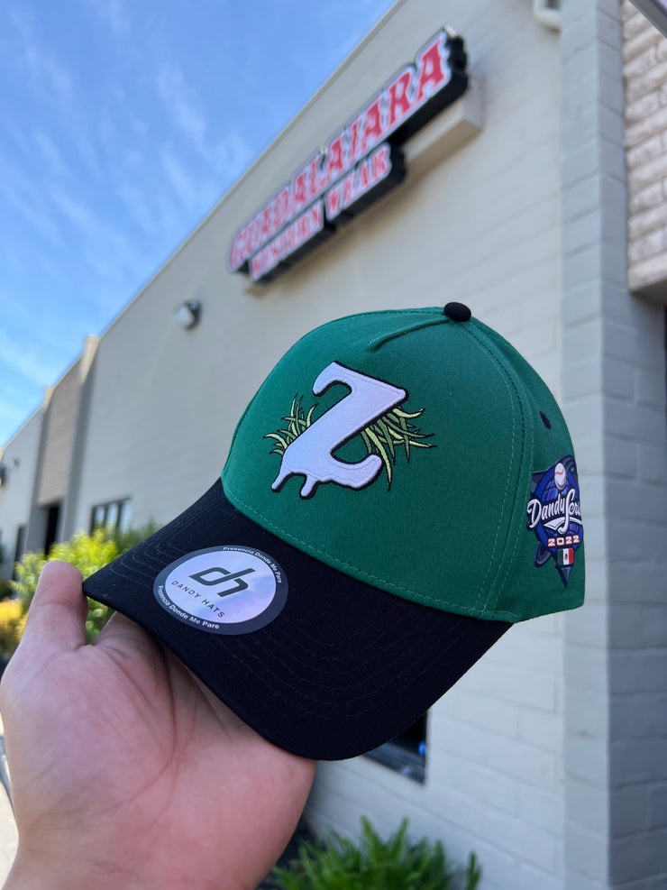 Zacatecas "Z" Green/Black - Dandy Hats