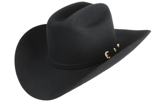 Stetson El Patron Premier 30x Black Cowboy Felt Hat