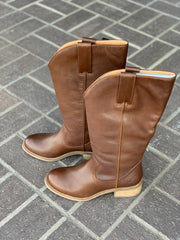Dingo Brown Homestead Fashion Women Round Toe Boot