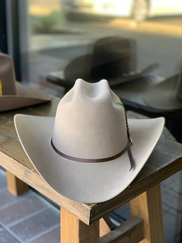 Stetson 6x Rancher Sahara Cowboy Felt Hat (Copa Alta Falda/Brim 4")