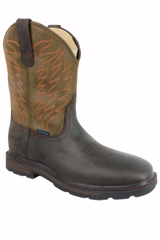 Ariat Groundbreaker Wide Square Toe Waterproof Work Boot