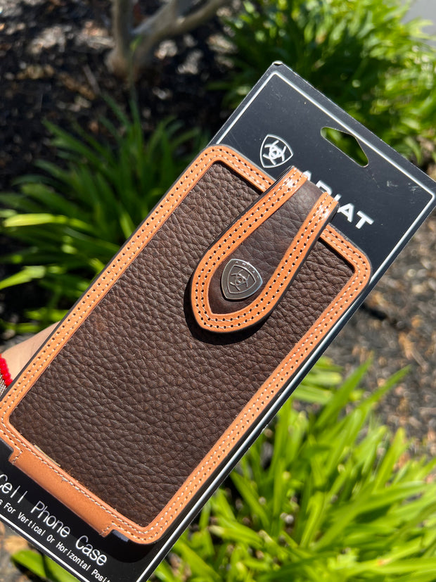 Ariat Rowdy Leather Cell Phone Case (Fits iPhone PLUS)