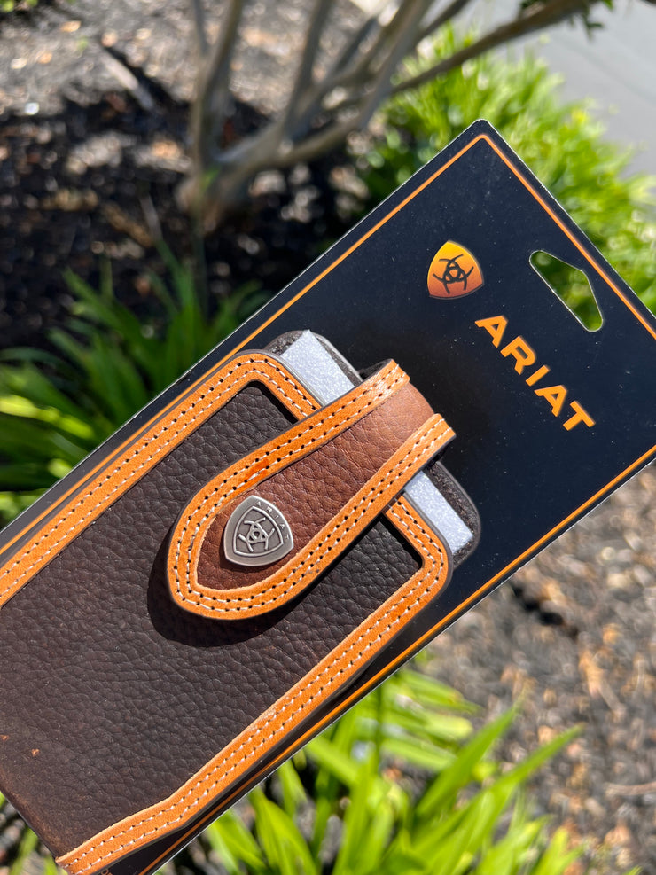 Ariat Rowdy Leather Cell Phone Case (Fits iPhone REGULAR SIZE)