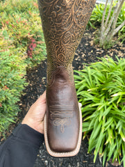 Ariat Brown Women Round Up Arizona Brown Wide Square Toe Western Boot