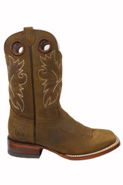 Reywelt Crazy Horse Square Toe Short Cowgirl Boots
