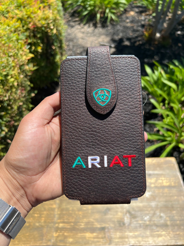 Ariat Mexico Leather Cell Phone Case (Fits iPhone PLUS)