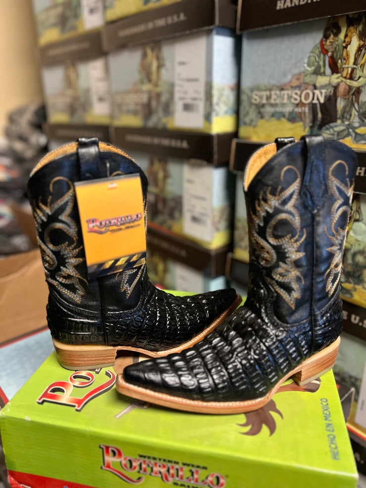 Bota de Nino Coco Negro 3x Toe 13 USA 20 MX