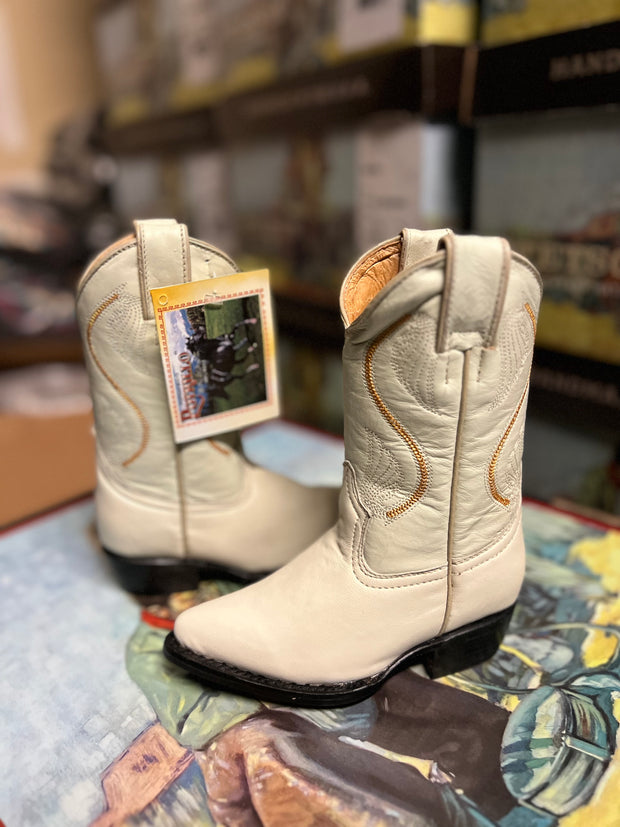 Bota de Nino Venado Hueso J Toe 10.5 USA 17.5 MX