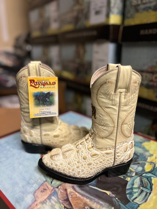 Bota de Nino Coco Hueso J Toe 13.5 USA 20.5 MX