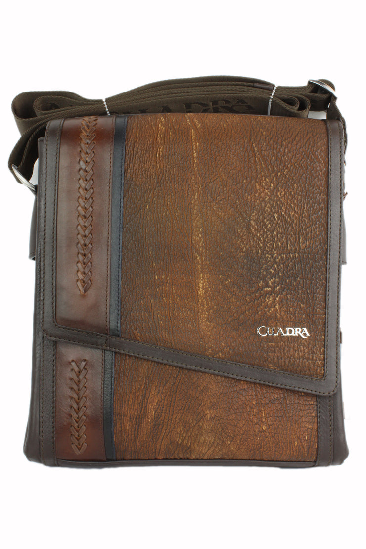 Cuadra Tabaco Brown Shark Messenger Bag