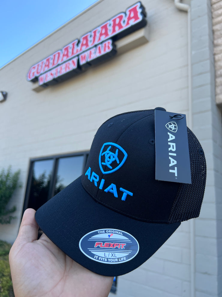 Ariat Logo Blue / Black Cap