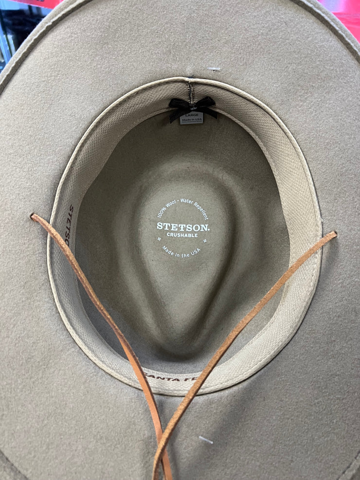 Stetson Crushable Wool Water Resistant Hat - BROWN (Large)