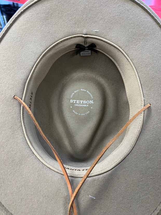 Stetson Crushable Wool Water Resistant Hat - BROWN (Medium)