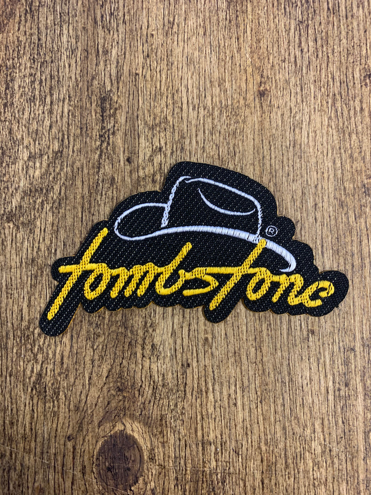 Tombstone Black / Yellow Patch (Peel & Stick Patch)