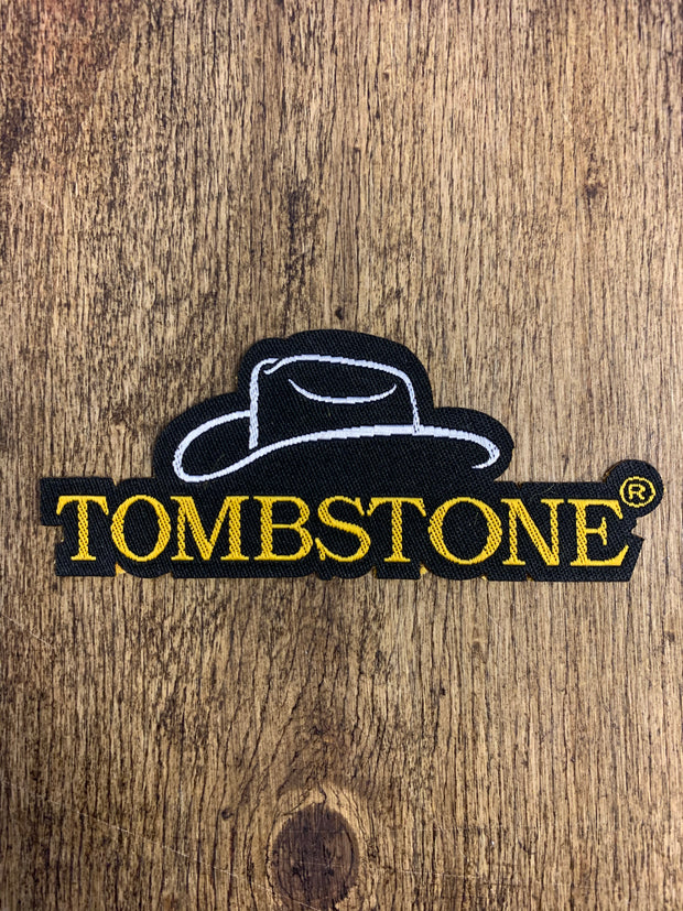 Tombstone Black / Yellow Patch (Peel & Stick Patch)