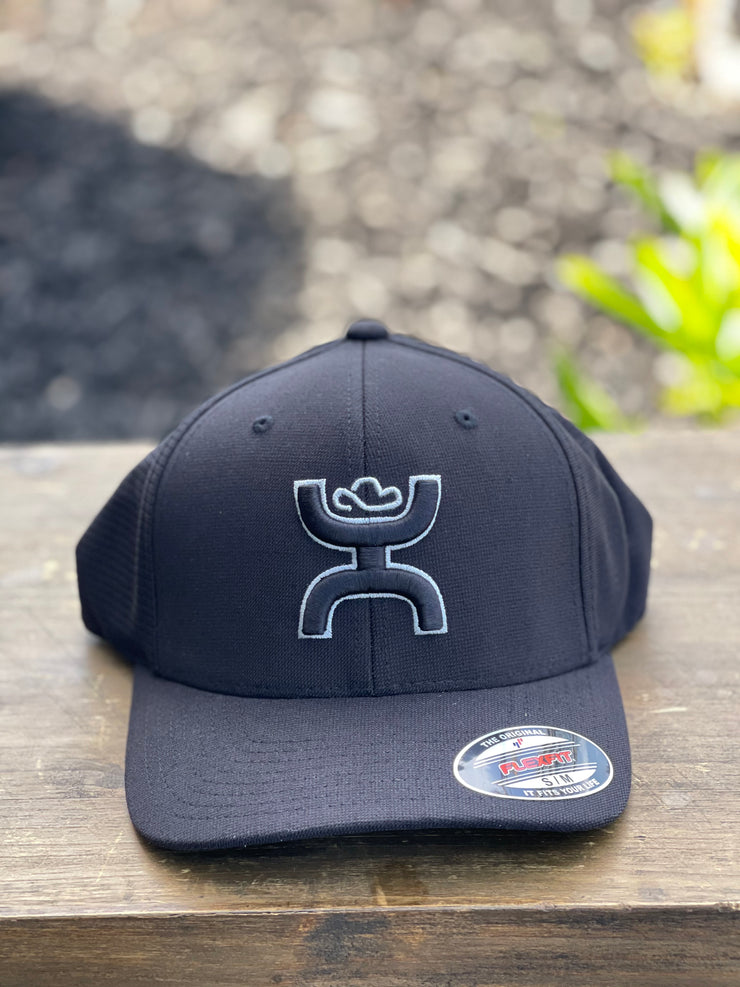 Hooey Ash Blk Flex-Fit Cap