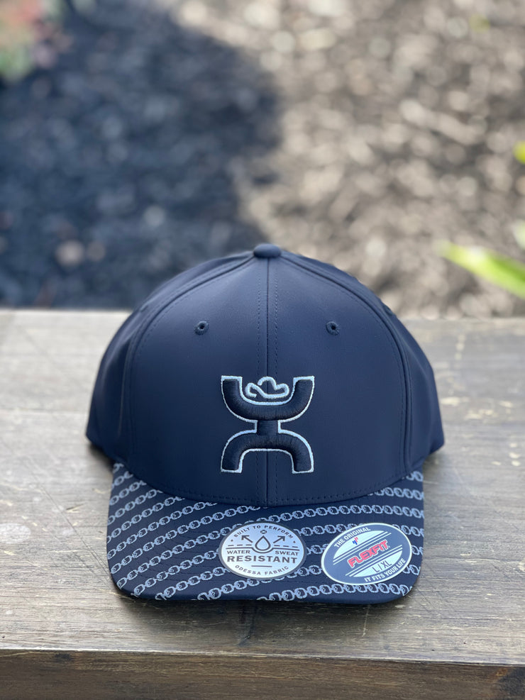 Hooey Solo Black/Black Flex-Fit Cap