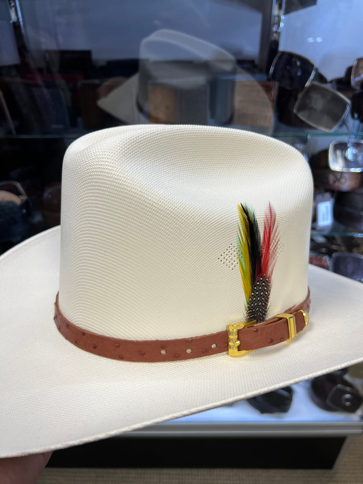 Genuine Cognac Ostrich Leather Hat Band – Guadalajara Western Wear