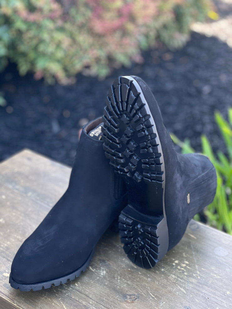 Original Michel Charro Nobuk Negro Industrial Sole Botines
