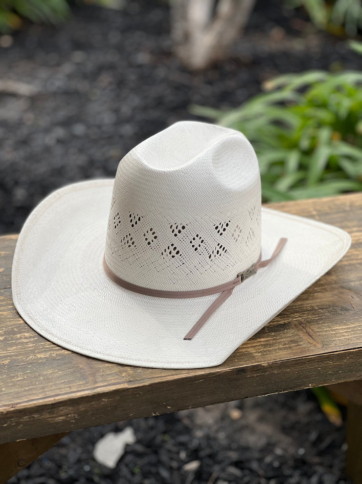 American Hat Co. Straw #8500 Crown: Minnick Brim: 4" CHL Trim: 2 CAHS