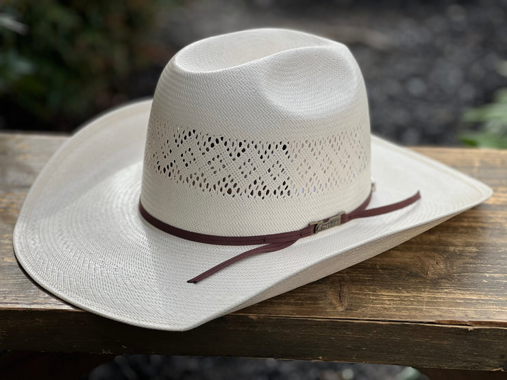 American Hat Co. Straw #8300 Crown: Minnick Brim: 4" CHL Trim: 2 CAHS