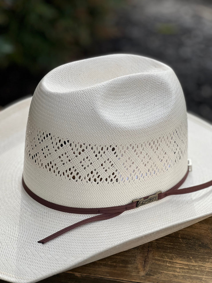 American Hat Co. | 1022 5'' Straw Cowboy Hat, 7 3/4