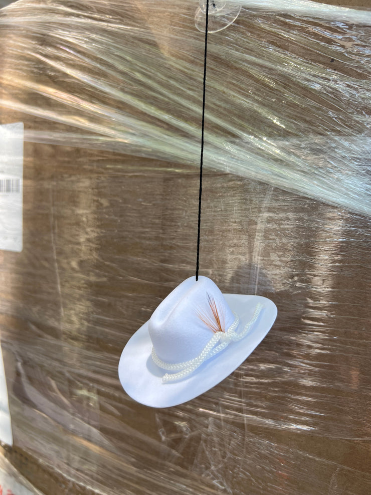 Sombrero / Tejana Rancher Chico Accesorio (Blanco)