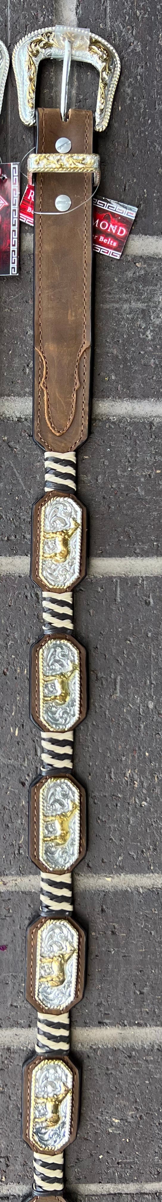Potro Crazy Miel Cinto - Miel / Plata / Dorado