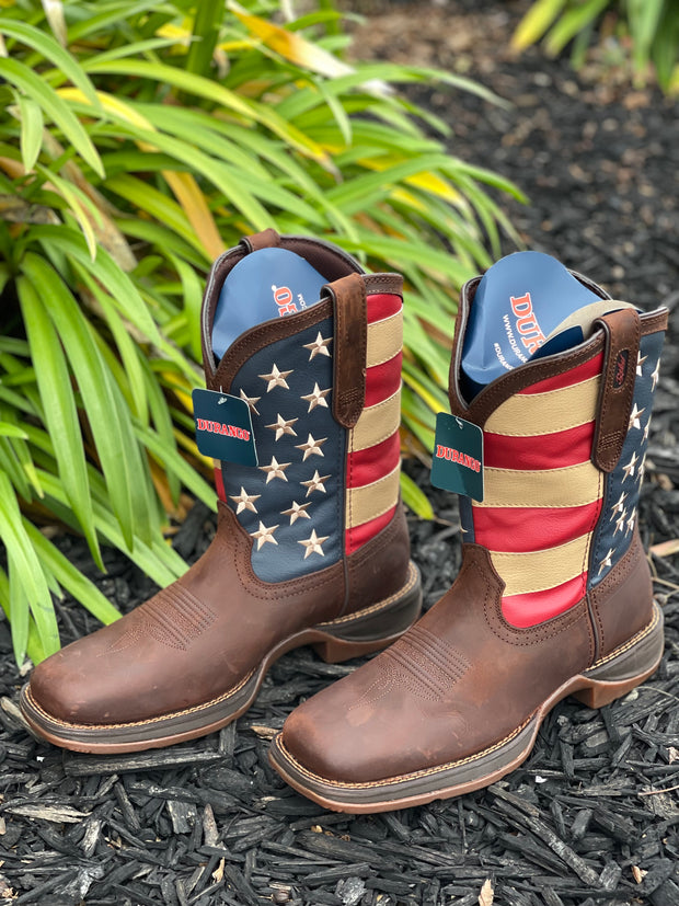 Rebel Patriotic Pull-On Durango Western Boot