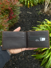 Ariat Mens Dark Chocolate Bi-Fold Wallet